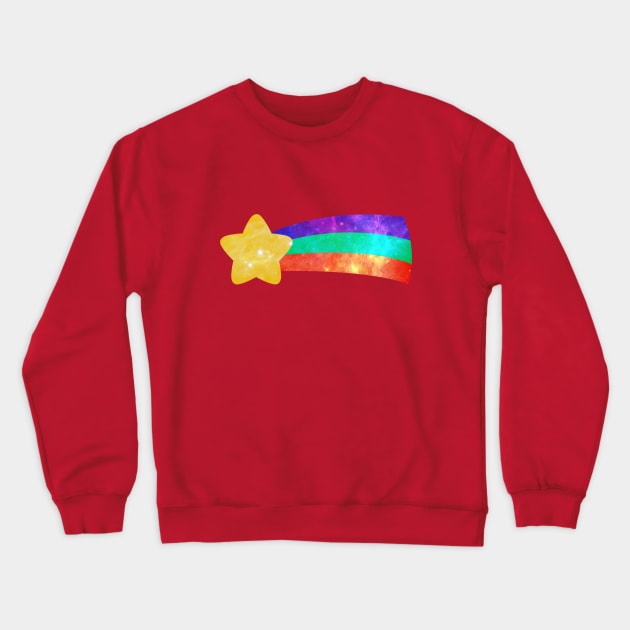 Shooting Star Crewneck Sweatshirt by CutieTasja